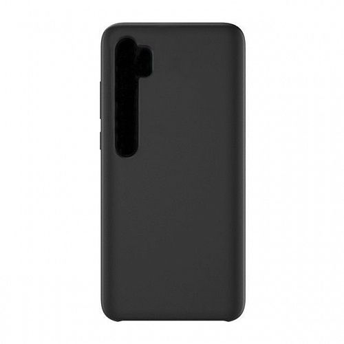 Силиконовый чехол для Xiaomi Mi Note 10 (Черный) — фото