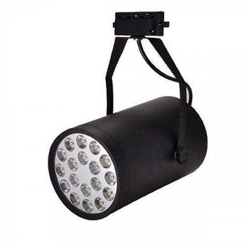 Трековый светодиодный светильник LED Spotlight 18W Brown-Metalic (Черный) — фото